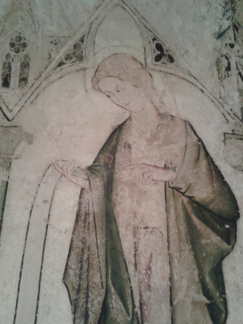 gunhilde:13th and 14th century wall paintings, Norwich Cathedral.