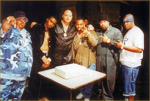 nxnsense:  Big Pun, Nas, Fat Joe, Raekwon, Jadakiss & Mack 10 in 1998 for the “John Blaze” video.
