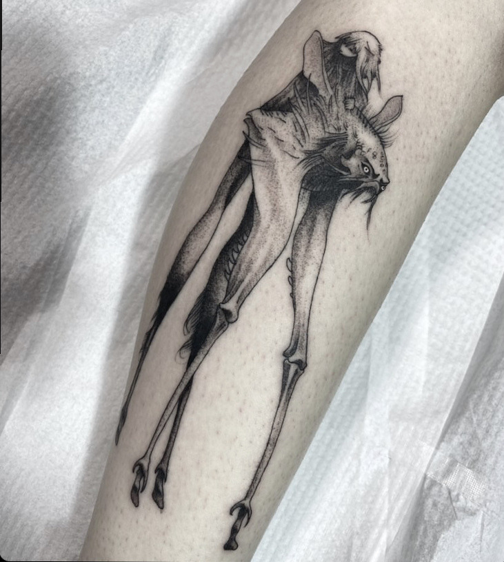 The World of The Dark Crystal  got the sweetest little Dark Crystal tattoo  today