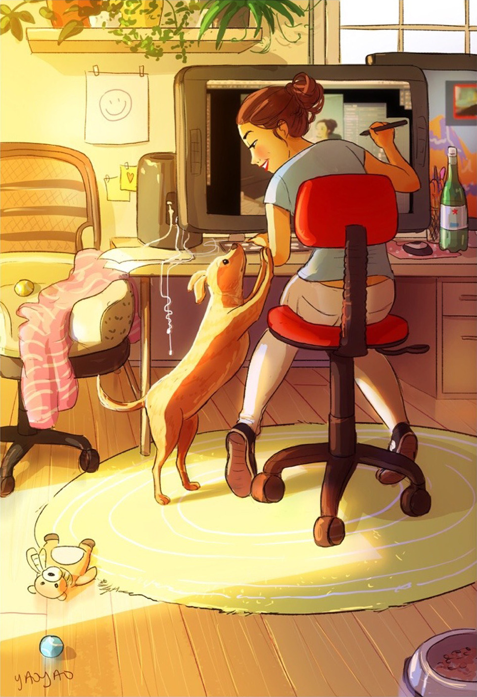 theartofanimation:  Yaoyao Ma Van As    -  http://yaoyaoartblog.tumblr.com  -