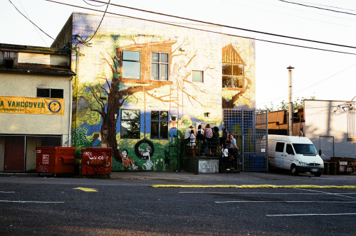  Hanging out at the Tree Fort.Leica M2 w/ 35mm Summilux and Fujifilm Superia 200Commercial Drive in 