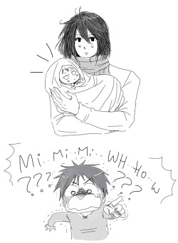 racyue:  Haru’s parents’ secret revealed !!! or stupid omake from the “Haruka and Makoto on a snow day” comic ^^, as many were confused about Haru’s mom XD ? Though instead of answers, this comic may bring more questions instead ? lol 