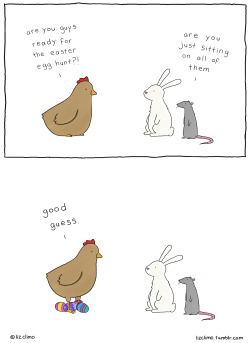 lizclimo:  happy easter! 