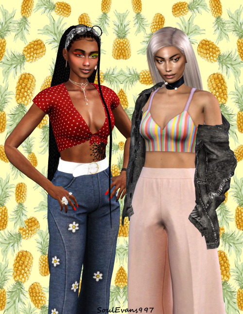 Chelsie x Sienna Indigo Braids @ebonixsims Bonnie Hair @antosims // OVEX Glasses V2 @pralinesims // 