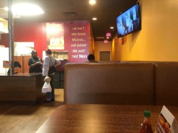 africanaquarian:  gluten-free-pussy: currygoatboi:  ambelle:   dandridgegirl:  “So I’m at a black owned restaurant and this yt woman was very very pressed that an employee was eating on his break in uniform. She went to the cashier and asked for their