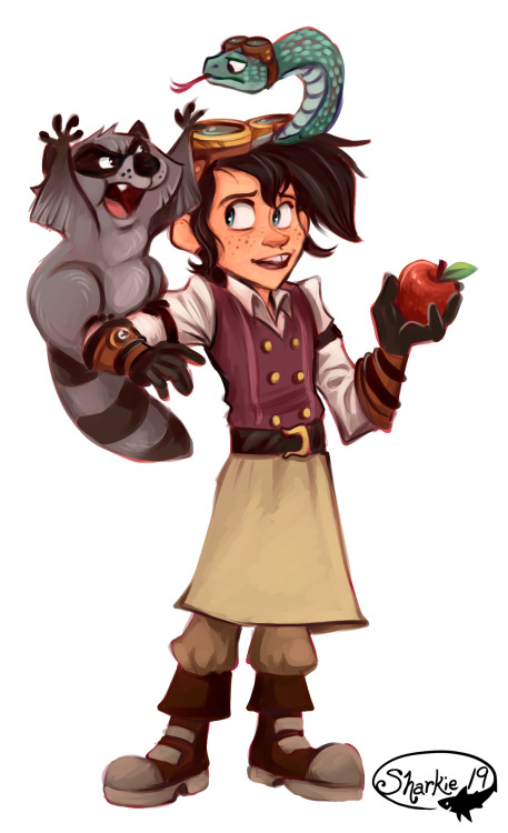 tangledtheseriesdaily:sharkie-19:I finished watching Tangled the series. Varian is still my favorite