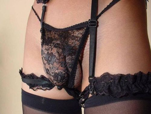 Men wearing pretty panties