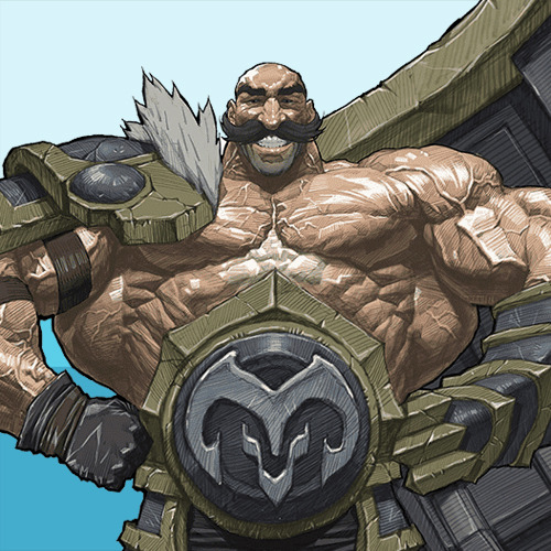 braum from league of legends has fat fucking nuts!