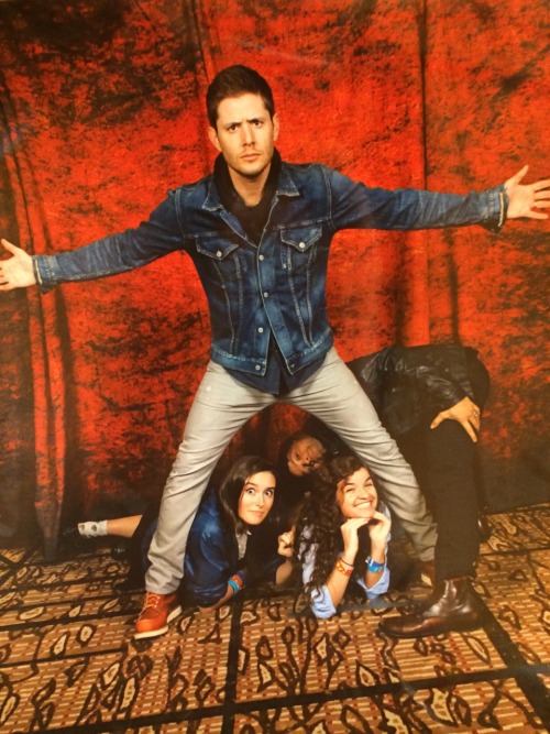 mishallaneously:When you, Misha Collins, and jeffrey-dean-morgan get trapped in Jensen’s bowlegs