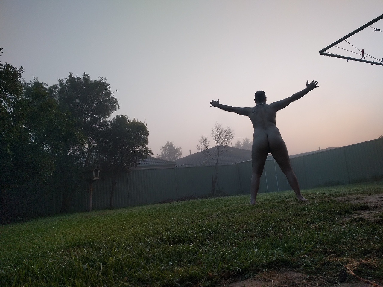sungodprime:  Butts in the mist.  It’s foggy nearly every morning here.