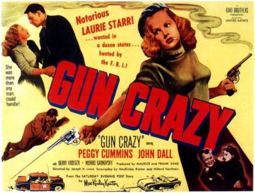 Gun Crazy 1950Stunning existential gangster film that influenced many that followed. http://www.noir