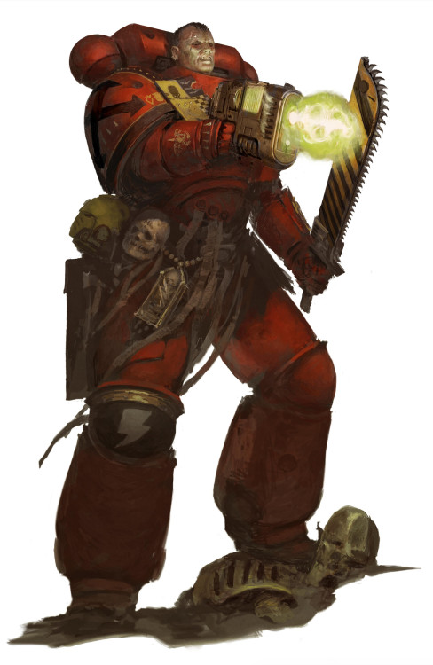 Blood Angel Spacemarine Phil Mosshttps://www.artstation.com/artwork/AqKaXV 