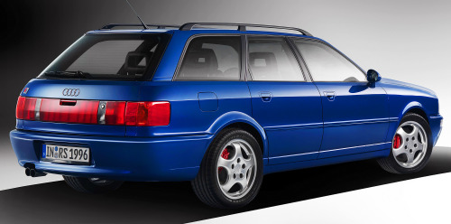 What a difference 27 years makes juxtaposition of Audi RS 2 Avant, 1994 &amp; Audi RS 4 Avant Nogaro