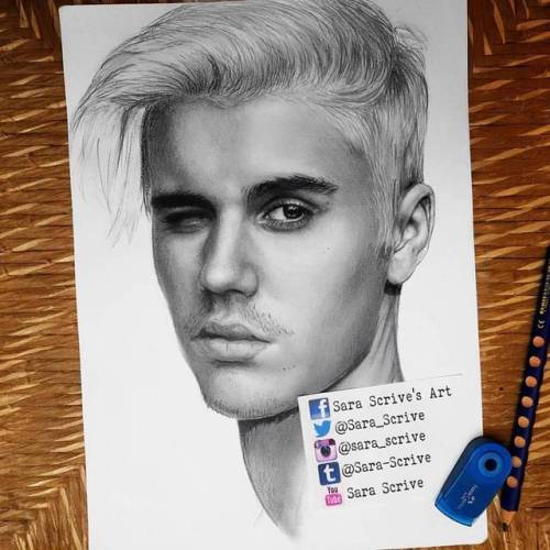 I’ve started this drawing on November 2016 because of Justin Bieber’s concert in Bologna