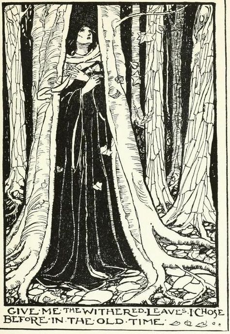 womansart:Florence Harrison (1877–1955) was an Art Nouveau and Pre-Raphaelite illustrator of poetry 