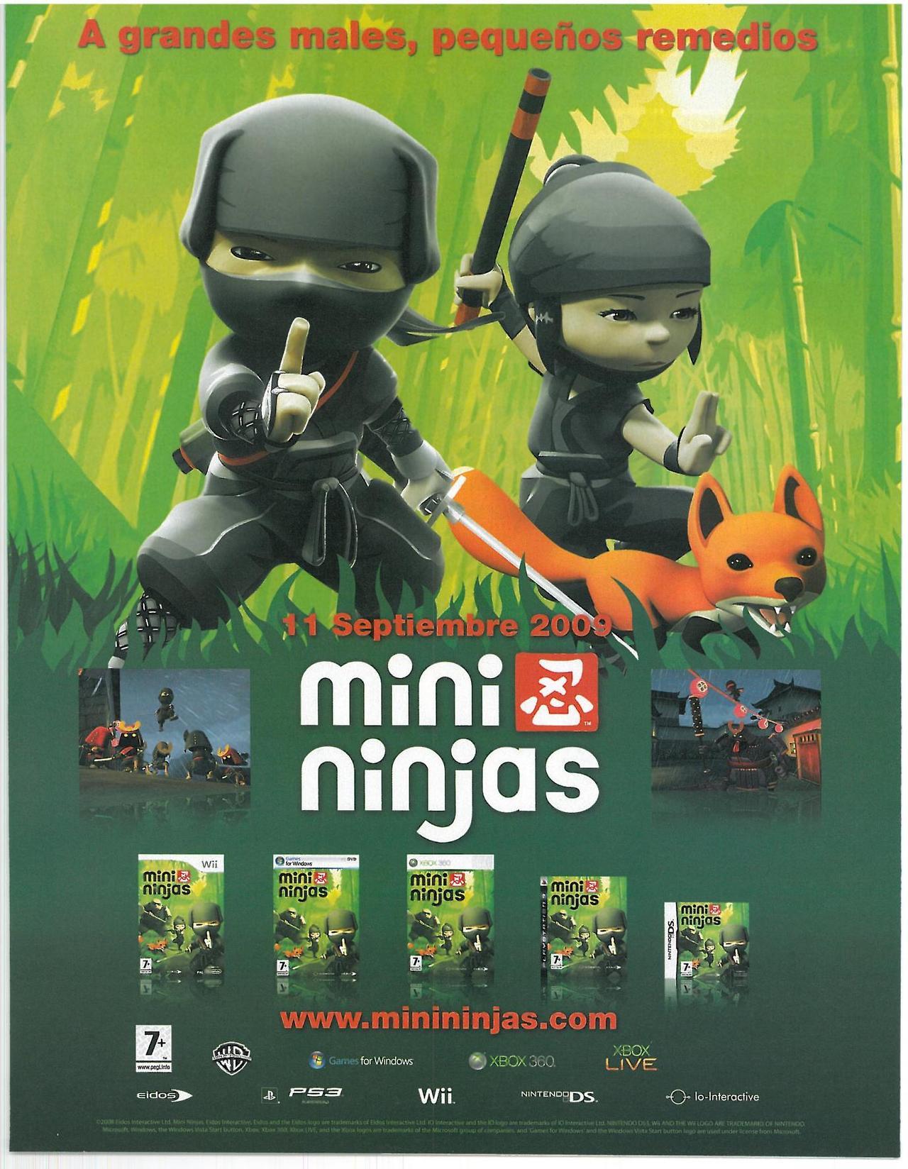 ‘Mini Ninjas’[WII / PC / X360 / PS3 / DS]
[SPAIN] [MAGAZINE] [2009]
• Nintendo Acción , October 2009 (#203)
• Scanned/Uploaded by Sketch the Cow, via The Internet Archive