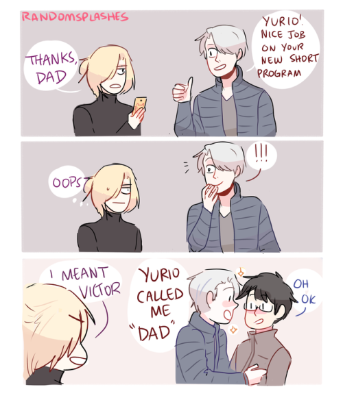 randomsplashes:randomsplashes: consider this: that awkward moment when u call victor ‘dad