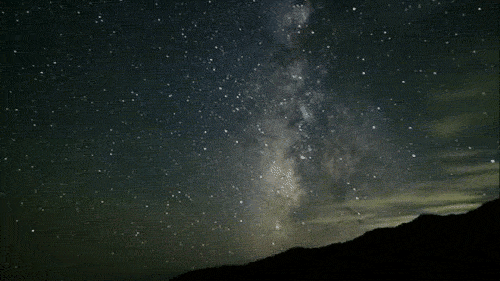 Milky Way & Shooting Stars.