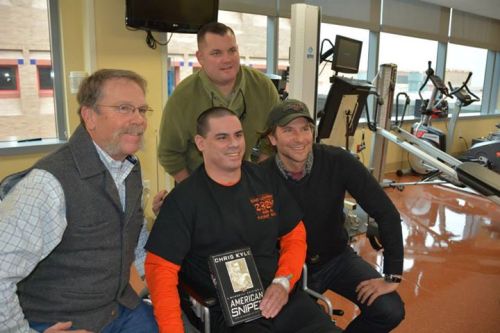 Actors Studio Alumnus, Bradley Cooper paid a surprise visit to military members &amp; hospital patie