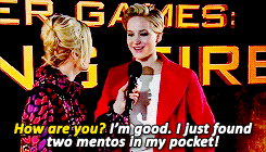 kris-stewart:  BEST MOMENTS OF JENNIFER LAWRENCE IN 2013 PART ONE 