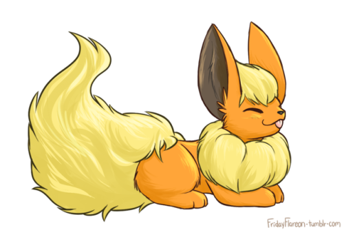 fridayflareon:fire poof <3