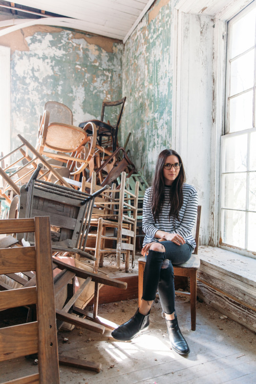 Chairs and bethanymarieco at Old Trinity University, Texas.
