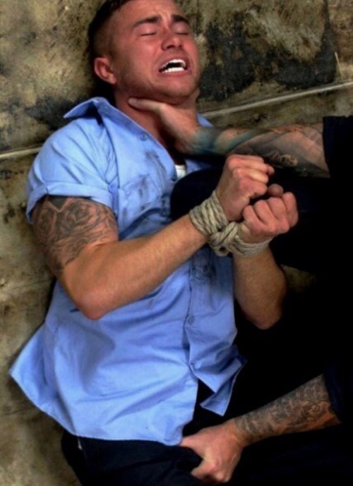 gloriousnutfury: Struggle all you want faggot! YOU’RE MINE