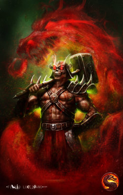 thevillainsgallery:  Emperor Shao Kahn by ~flavioluccisano