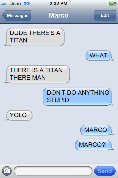 what-is-it-anon:  [Marco’s actual last words.]