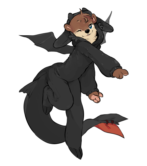 rabbitfears:fullbody for @fudge-the-otter !!Such a cutie <3