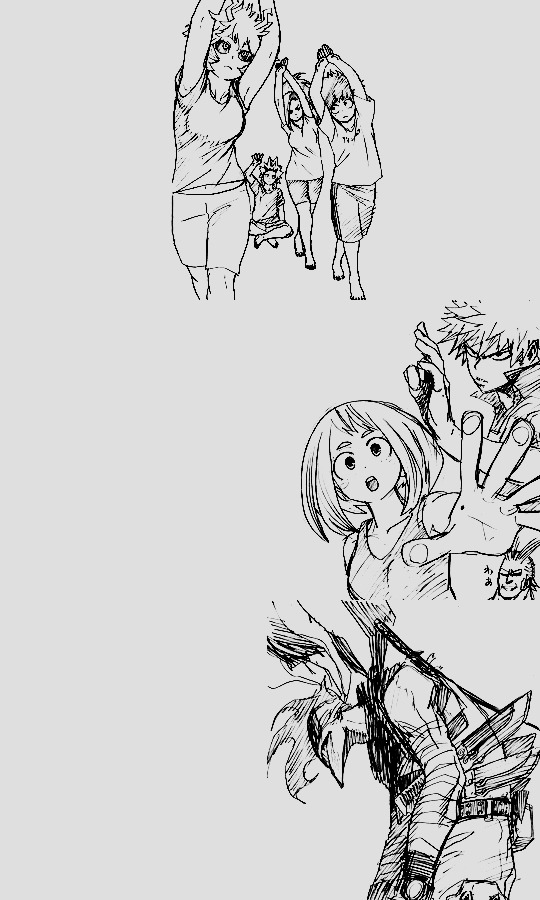 Promote Volumes Sketches(vol. 1-12 & 16-24) And Extra Pages (vol. 13-15) By Horikoshi Kohei