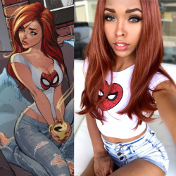 ilovegirlswhocosplay:  Cutiepie Sensei as Mary Jane😍👏❤