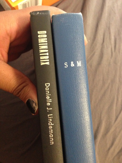 I’m writing my paper for my sexual ethics class  on Sexual Submission in relation to feminism. Should be fun. Two things I’m familiar with and two things I consider myself.