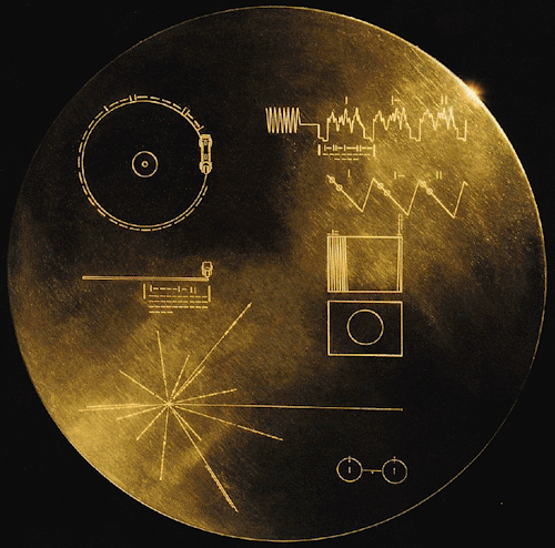 magictransistor:The Golden Record, Voyager 1 (NASA), 1977.