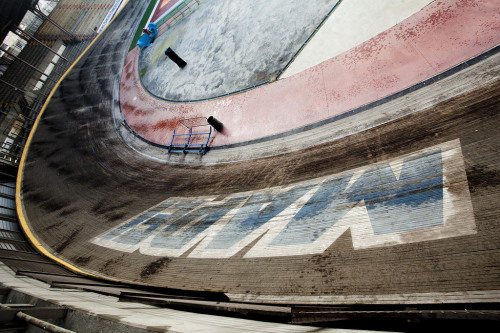 probike:  Vigorelli Velodrome. Shot for Cycle Sport Magazine. Photo by daniel j gould on flickr