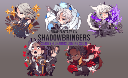 mightier:  light to shadowThe next series of my FFXIV charms are now complete, and will be debuting at Fanime this weekend!  Afterward, they will be put up on my online shop, so keep an eye out for them!