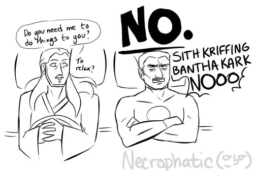 necrophatic-old:I thought about shipping them, but tbh this is exactly what would happen.Qui-Gon’s b