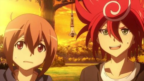 gaogeki78:The boys of Team Striders doing special training with Kanzaki in Cardfight!! Vanguard G NE