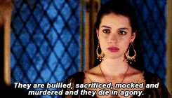 acciofrary:  Your father… was King Henry the Second of the House of Valois. You are Francis the Second, the King of France. I am Mary Stuart, Queen of Scots. Whatever happens to us while we live, and when we are long gone, nothing can change that or