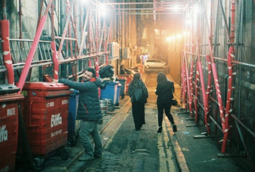 Back alley bangers. Canon AE-1/Fujifilm Superia 1600