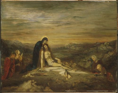 The Pietà, Gustave Moreau, ca. 1867