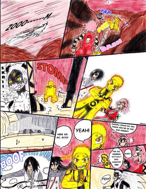 mrm64: Team 7 vs Momoshiki for 20 Years of Naruto, sorry for Tumblr’s poor quality of the rema