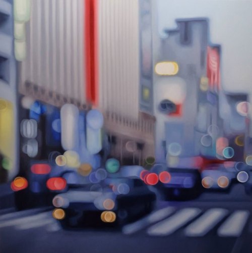 bobbycaputo: Painter Philip Barlow Captures What the World Looks Like to People With Blurry Vision