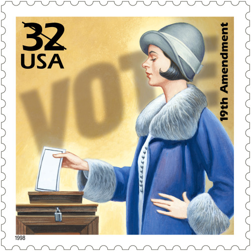 uspsstamps:  It’s Women’s Equality Day. On this day in 1920, the 19th Amendment to the Constitution, which granted women the right to vote, went into effect. Today we celebrate this historic milestone, as well as ongoing efforts toward full equality.