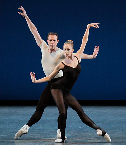 balletwarrior:  New York City Ballet dancers in Balanchine’s Stravinsky Violin Concerto Photos by Pa