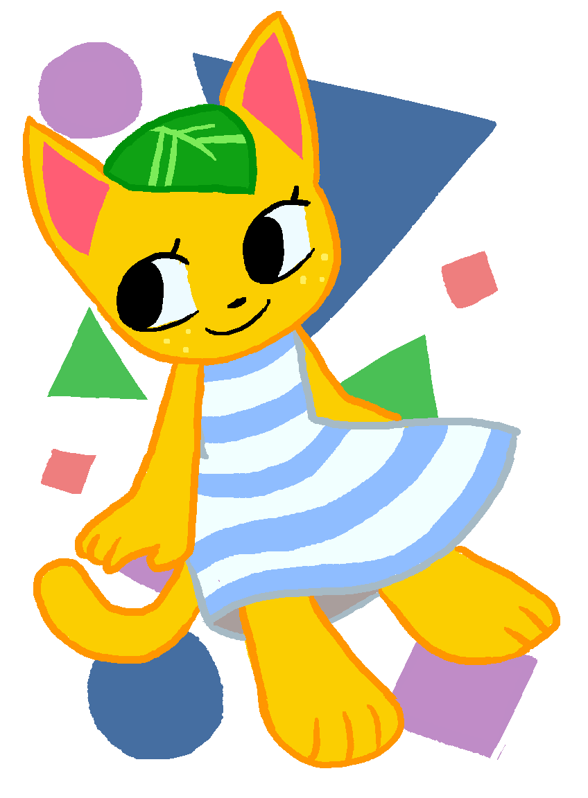 ive never played animal crossing but i really really want new leaf and pancake showed