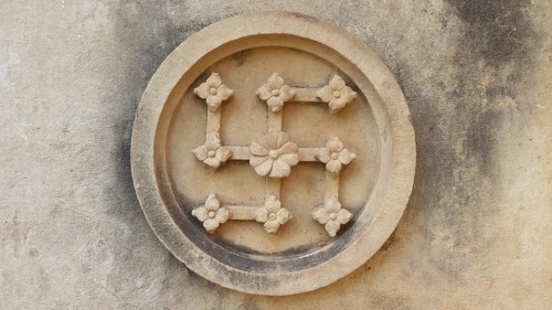 Swastika at Gwalior fort, Madhya Pradesh