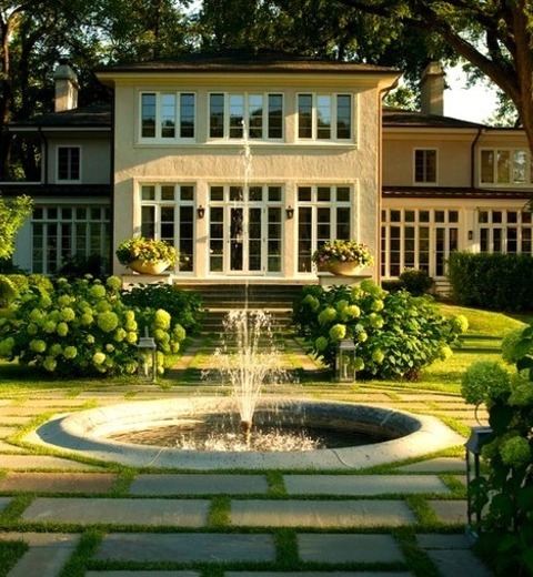 Traditional Landscape - Fountain