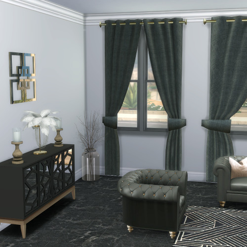 ||  Luxe Curtains || I&rsquo;ve always felt curtains were kind of lacking in the sims, so w