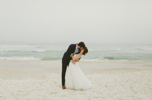 This fog-filled wedding is breathtaking! So whimsical - in love! Photographed by Katch Silva.